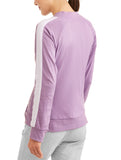 Women's Athleisure Essential Athletic Stripe Mockneck Jacket - unitedstatesgoods