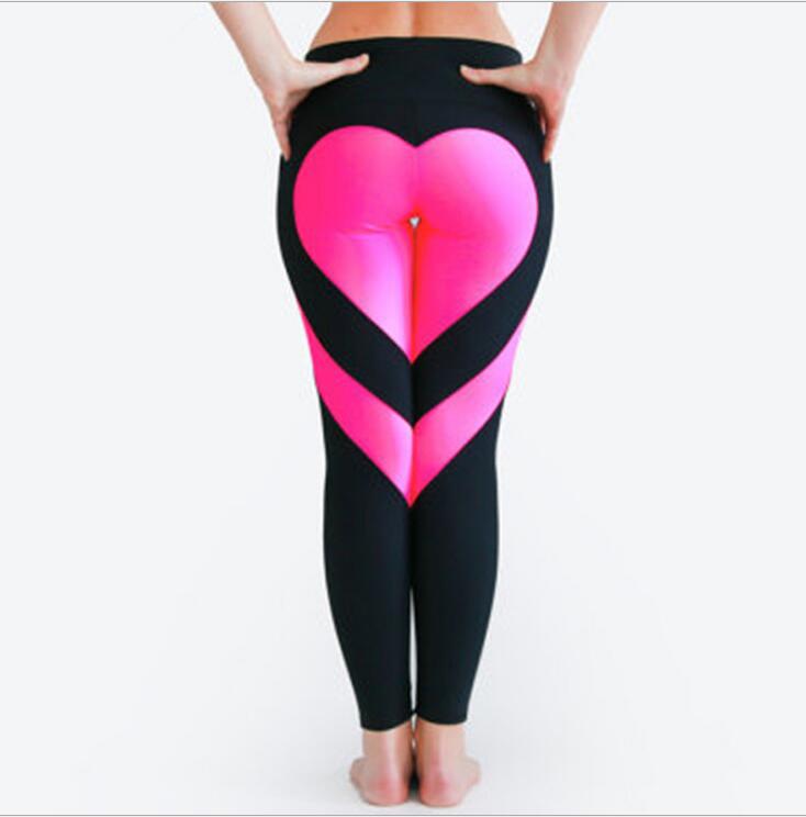 Buttock love bang color splicing yoga