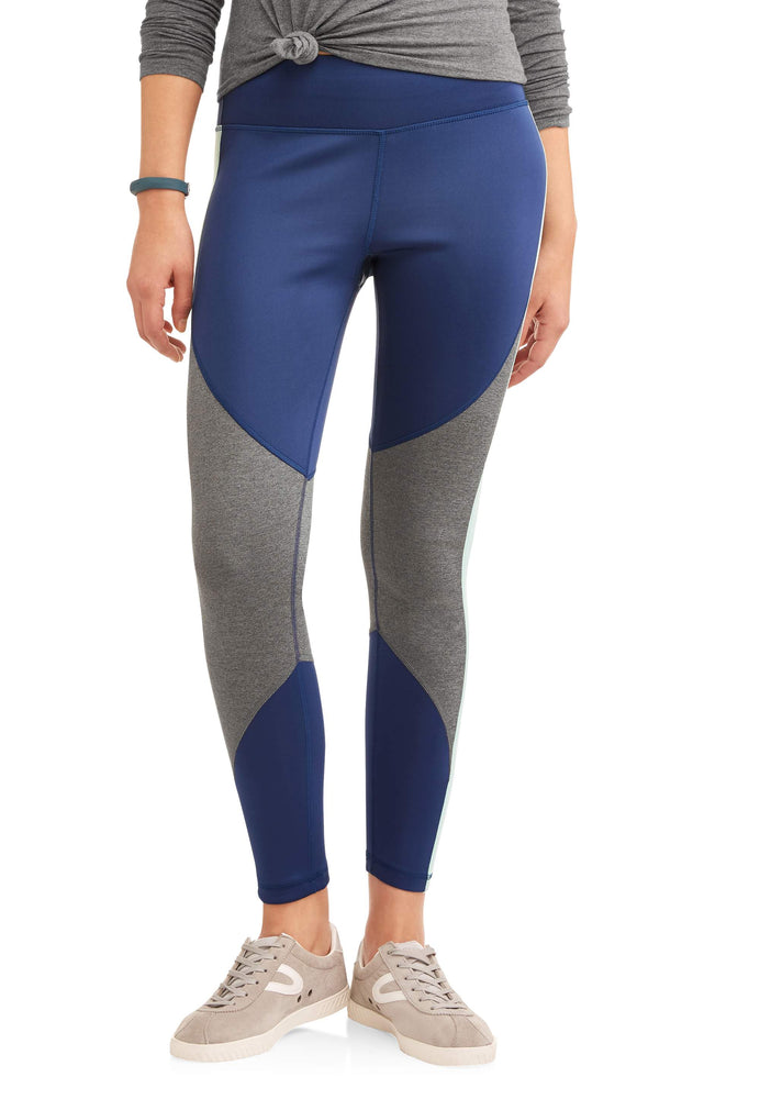 Women's Active Heathered Colorblock Performance Leggings - unitedstatesgoods