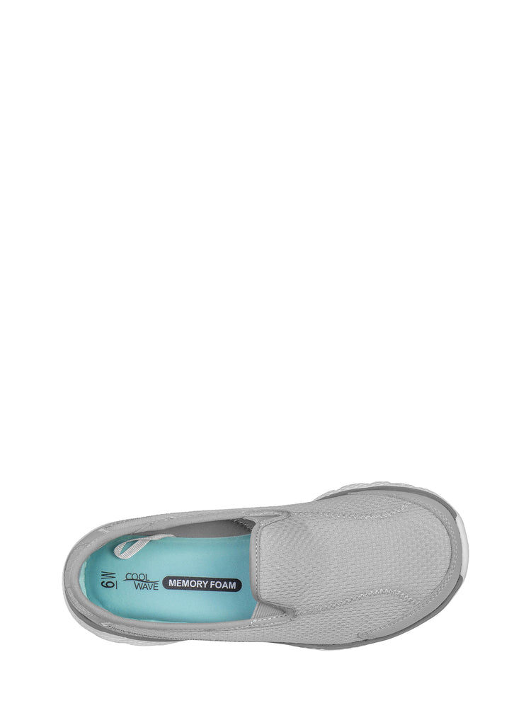 Athletic Works Women's Wide Width Knit Slip on Shoe - unitedstatesgoods