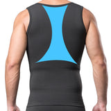 Men Elastic Gym Breathable Sport Compression O Neck Tank Top - unitedstatesgoods