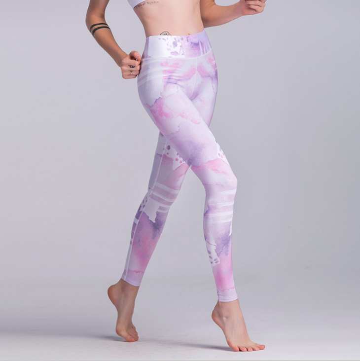 Hot ink printing sports leggings