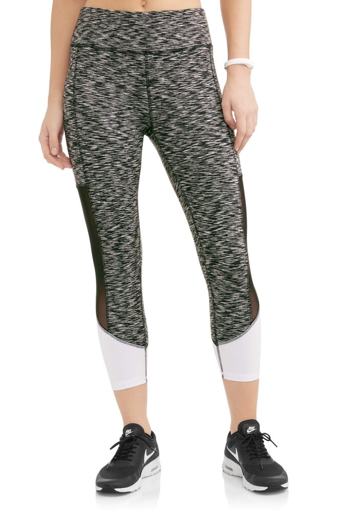 Women's Contrast Ankle Colorblock Performance Capri Legging - unitedstatesgoods