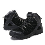 Men's Mid Trekking Hiking Boots Outdoor Lightweight Hiker - unitedstatesgoods