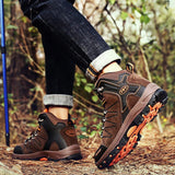 Men's Mid Trekking Hiking Boots Outdoor Lightweight Hiker - unitedstatesgoods