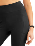 Women's Active Performance Mix Ribbed Performance Crop Legging with Media Pocket - unitedstatesgoods