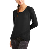 Avia Women's Athleisure Soft French Terry Tulip Hem Tunic Sweatshirt - unitedstatesgoods