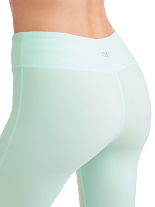 N.Y.L. Sport Women's Floral Print and Mesh Insert Performance Legging - unitedstatesgoods