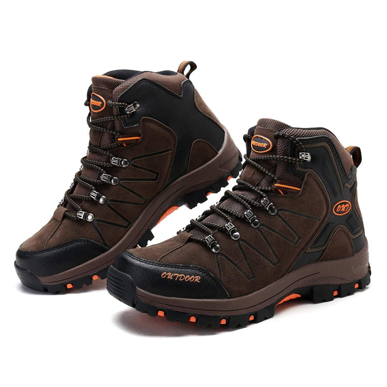 Men's Mid Trekking Hiking Boots Outdoor Lightweight Hiker - unitedstatesgoods