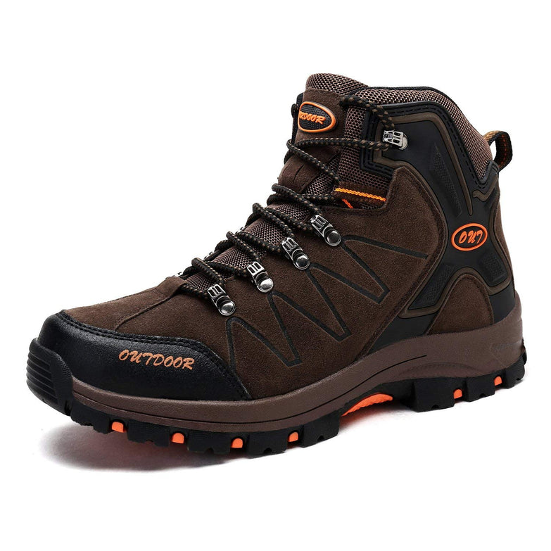 Men's Mid Trekking Hiking Boots Outdoor Lightweight Hiker - unitedstatesgoods