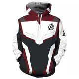 Avengers 4 Endgame Quantum Realm Hoodies Zipper jacket Men women 3D Print Cosplay Costumes Fitness Pullover Sweatshirts - unitedstatesgoods