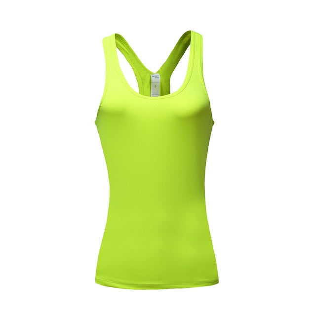 BARBOK Summer Women Gym Sports Yoga Shirts Vest Sleeveless Shirt Quick Dry Fitness Running Workout Clothes Sexy Tank Tops - unitedstatesgoods