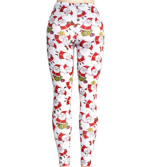 Christmas Yoga Pants women High Waist Elastic Gym Leggings Sport Fitness Sportswear Quick Dry Trousers Colorvalue Yoga Leggings - unitedstatesgoods