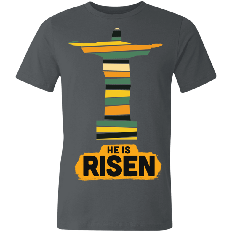 He is Risen 3001U Unisex Made in the USA Jersey Short-Sleeve T-Shirt