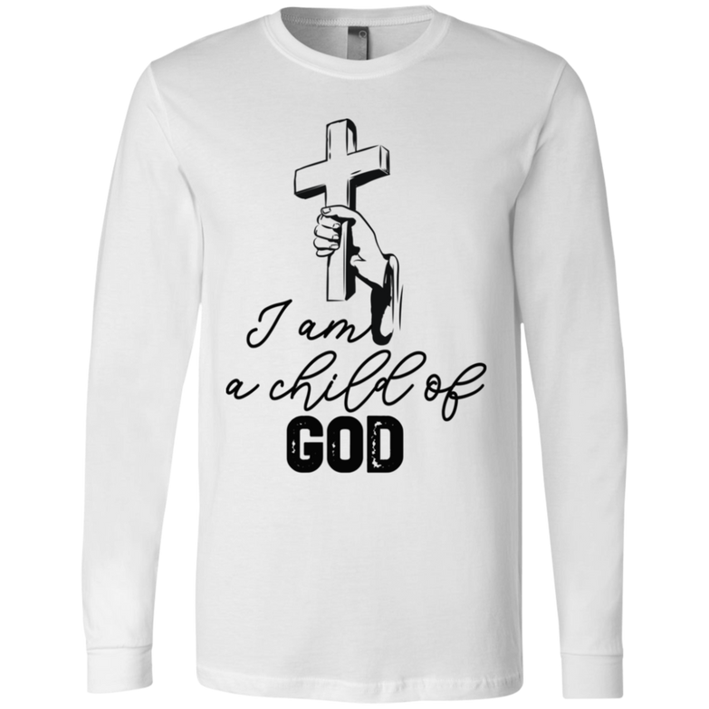 I am a child of God 3501 Men's Jersey LS T-Shirt