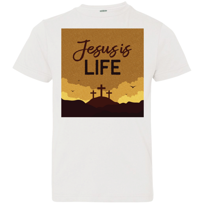 Jesus is life 6101 Youth Jersey T-Shirt