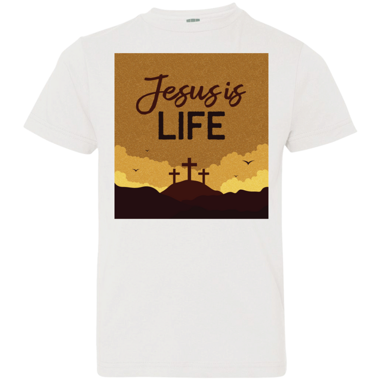 Jesus is life 6101 Youth Jersey T-Shirt