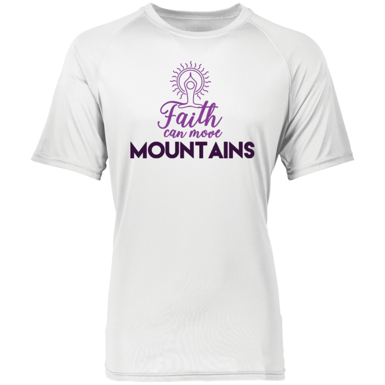 Faith can move mountains 2790 Raglan Sleeve Wicking Shirt