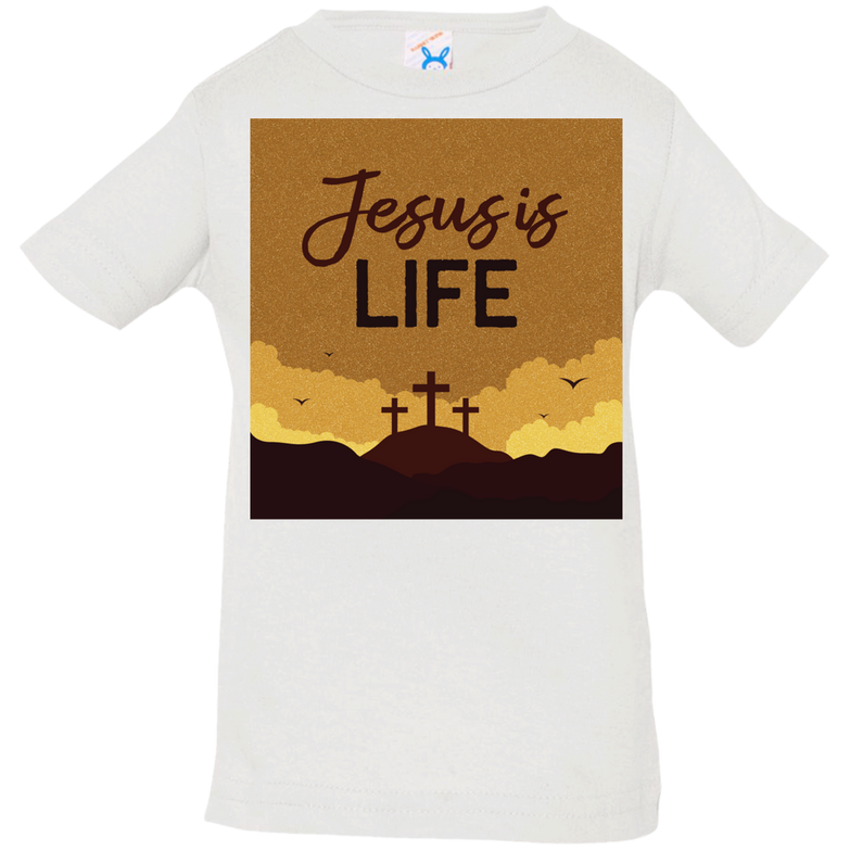 Jesus is life 3322 Infant Jersey T-Shirt