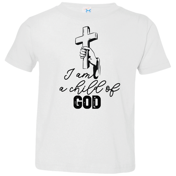 I am a child of God 3321 Toddler Jersey T-Shirt