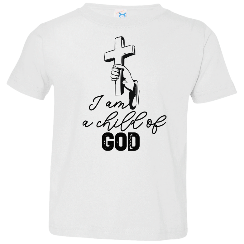 I am a child of God 3321 Toddler Jersey T-Shirt