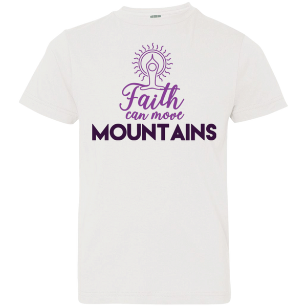 Faith can move mountains 6101 Youth Jersey T-Shirt