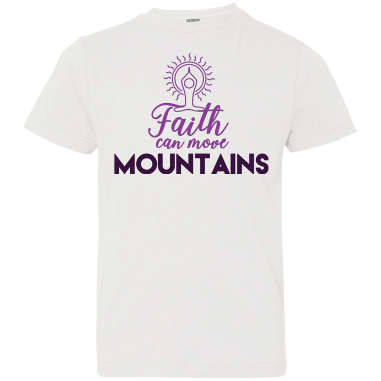 Faith can move mountains 6101 Youth Jersey T-Shirt