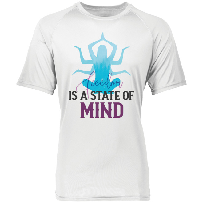 Is a state of mind 2790 Raglan Sleeve Wicking Shirt