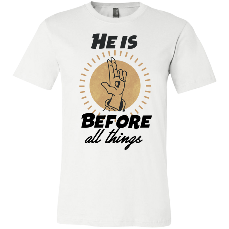 He is before all things 3001Y Youth Jersey Short Sleeve T-Shirt