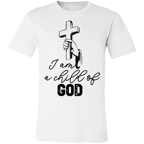 I am a child of God 3001C Unisex Jersey Short-Sleeve T-Shirt