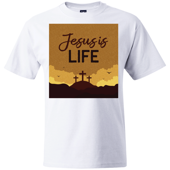 Jesus is life 5180 Beefy T-Shirt