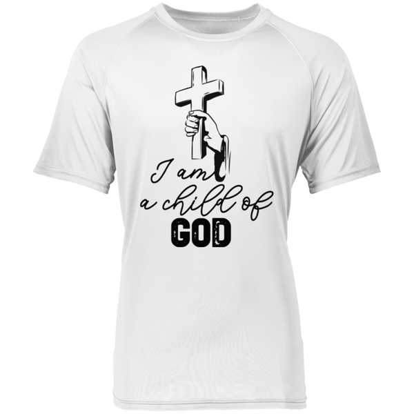 I am a child of God 2790 Raglan Sleeve Wicking Shirt