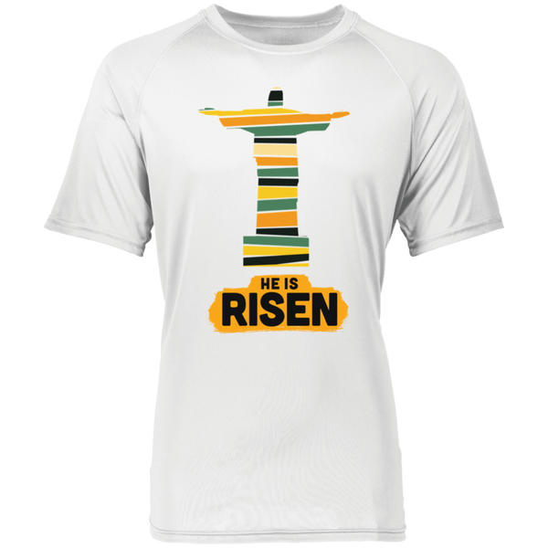 He is Risen 2790 Raglan Sleeve Wicking Shirt