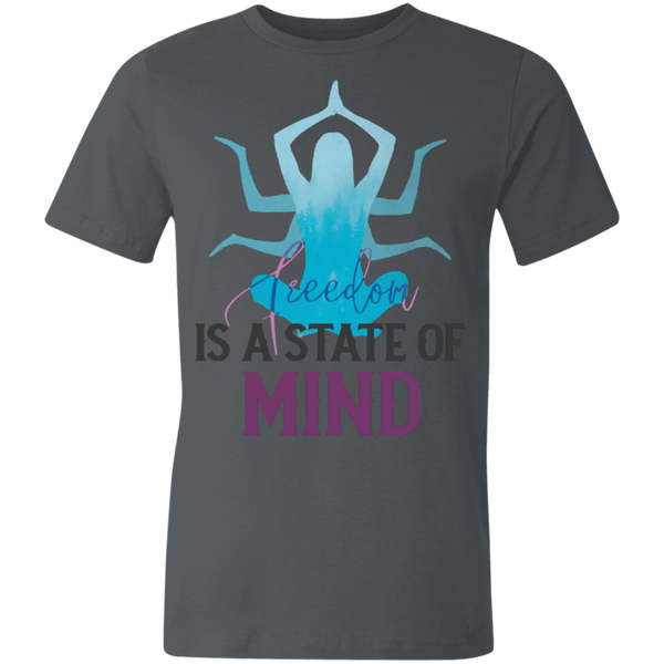 Is a state of mind 3001U Unisex Made in the USA Jersey Short-Sleeve T-Shirt