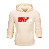 Gorilla wear brand Colorful Men Hip Hop Streetwear Solid Fleece Man Hoodies Men's Thicken Clothes Winter Sweatshirts loose Hoody - unitedstatesgoods