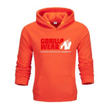 Gorilla wear brand Colorful Men Hip Hop Streetwear Solid Fleece Man Hoodies Men's Thicken Clothes Winter Sweatshirts loose Hoody - unitedstatesgoods