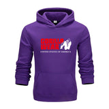 Gorilla wear brand Colorful Men Hip Hop Streetwear Solid Fleece Man Hoodies Men's Thicken Clothes Winter Sweatshirts loose Hoody - unitedstatesgoods