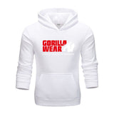 Gorilla wear brand Colorful Men Hip Hop Streetwear Solid Fleece Man Hoodies Men's Thicken Clothes Winter Sweatshirts loose Hoody - unitedstatesgoods