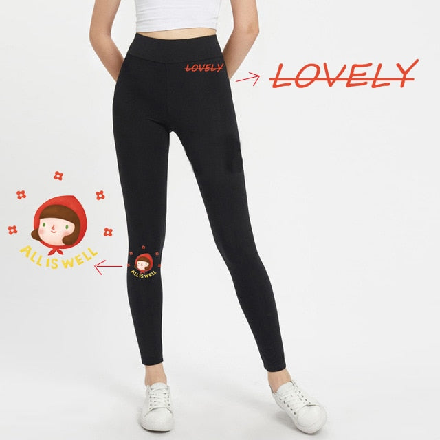 Yoga Pants Mickey Women Push Up Sports Running Sportswear Fitness Leggings Seamless Tummy Control Gym Tights Cartoon Mouse Pants