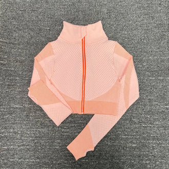 Seamless  Women Yoga Sets Female Sport Gym suits Wear Running Clothes women Fitness Sport Yoga Suit Long Sleeve yoga clothing