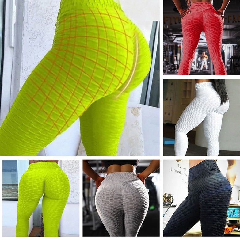 10colors Hot Women Yoga Pants Sexy White Sport leggings Push Up Tights Gym Exercise High Waist Fitness Running Athletic Trousers