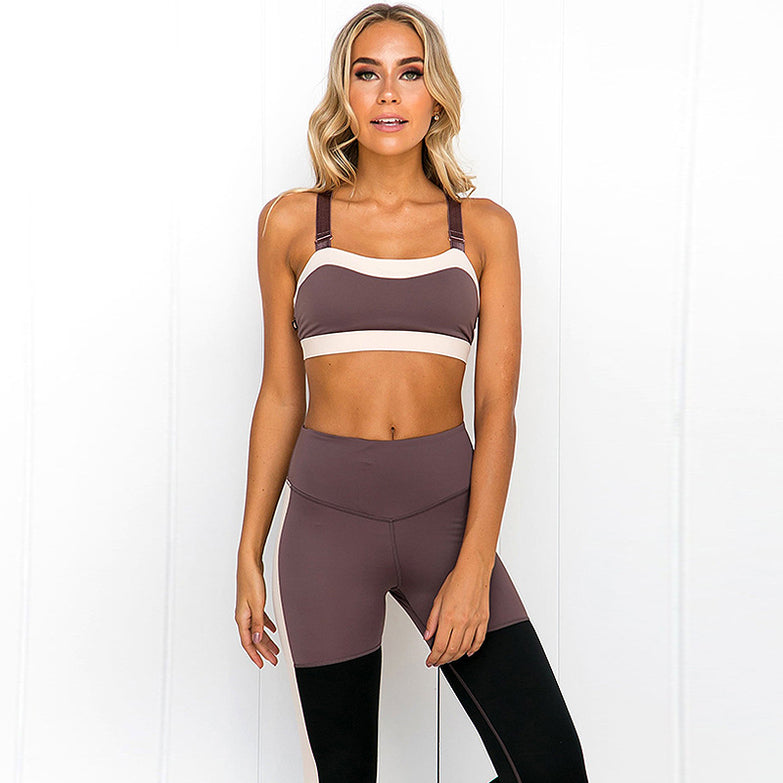 2 Piece Set Women Quick Dry Yoga Set Tracksuit Workout Gym Set Running Clothing Sportswear Fitness Suit Yoga Bra Sports Leggings