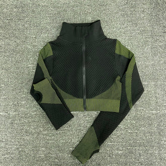 Seamless  Women Yoga Sets Female Sport Gym suits Wear Running Clothes women Fitness Sport Yoga Suit Long Sleeve yoga clothing