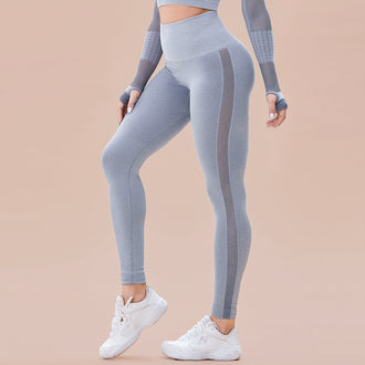 Yoga Set Women Seamless Leggings Yoga Crop Top Workout Pants Gym Set High Waist Legging Sport Clothing Fitness Suit Sportwear