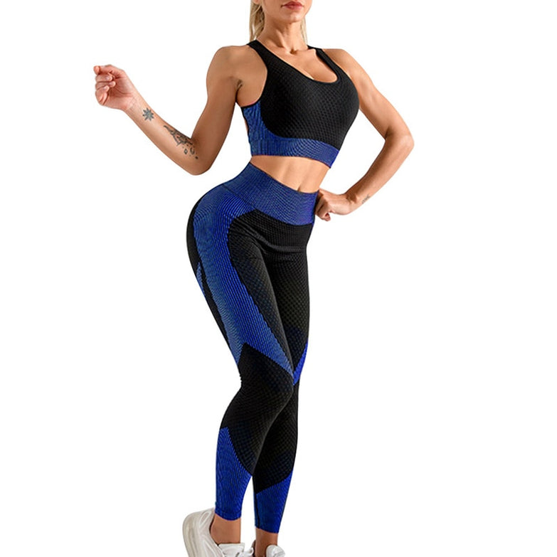 2020 Yoga Bra Suits Women Yoga Set Gym Clothing Female Sport Fitness Suit Running Clothes Yoga top+ Leggings Women Seamless Gym