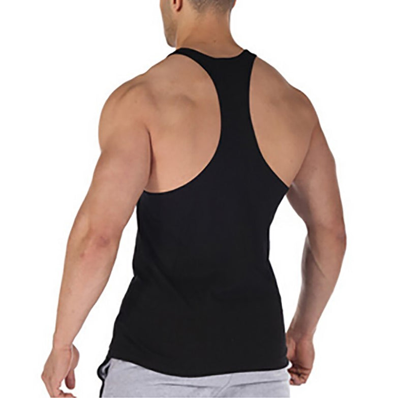 Brand Gyms Clothing Fitness Men Tank Top Letters Print Vest Mens Bodybuilding Stringer Tanktop Workout Singlet Sleeveless Shirt - unitedstatesgoods
