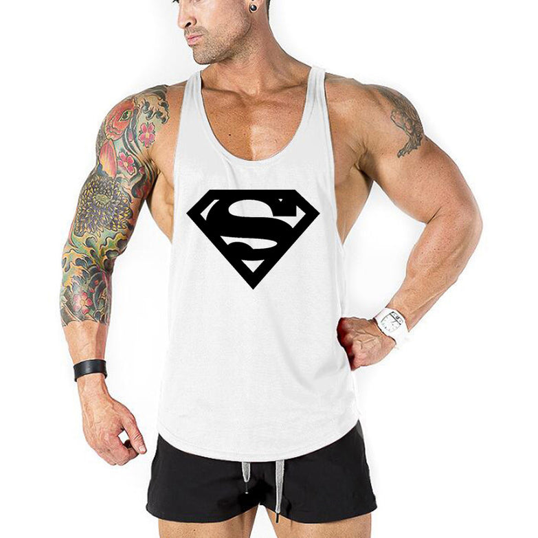 New brand Gyms Clothing Tank Tops Fitness Mens Bodybuilding Tanktops Cotton Vest For Muscle Men body Workout Sleeveless Shirt - unitedstatesgoods