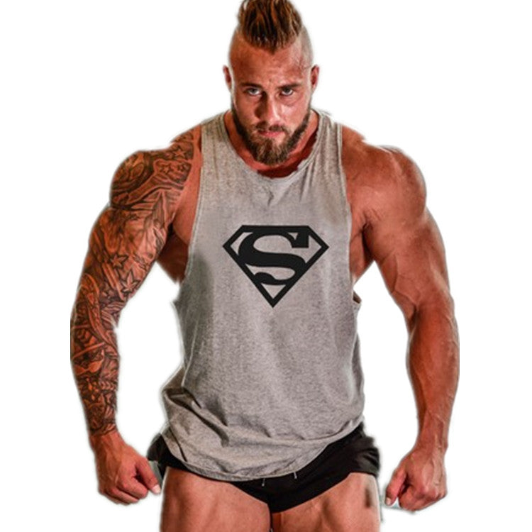 Muscleguys Brand Clothing Fitness Tank Top Men Stringer Golds Bodybuilding Muscle Shirt Workout Vest gyms Undershirt Plus Size - unitedstatesgoods