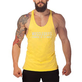 Muscleguys gyms clothing brand singlet canotte bodybuilding stringer tank top men fitness undershirt muscle sleeveless Tanktop - unitedstatesgoods