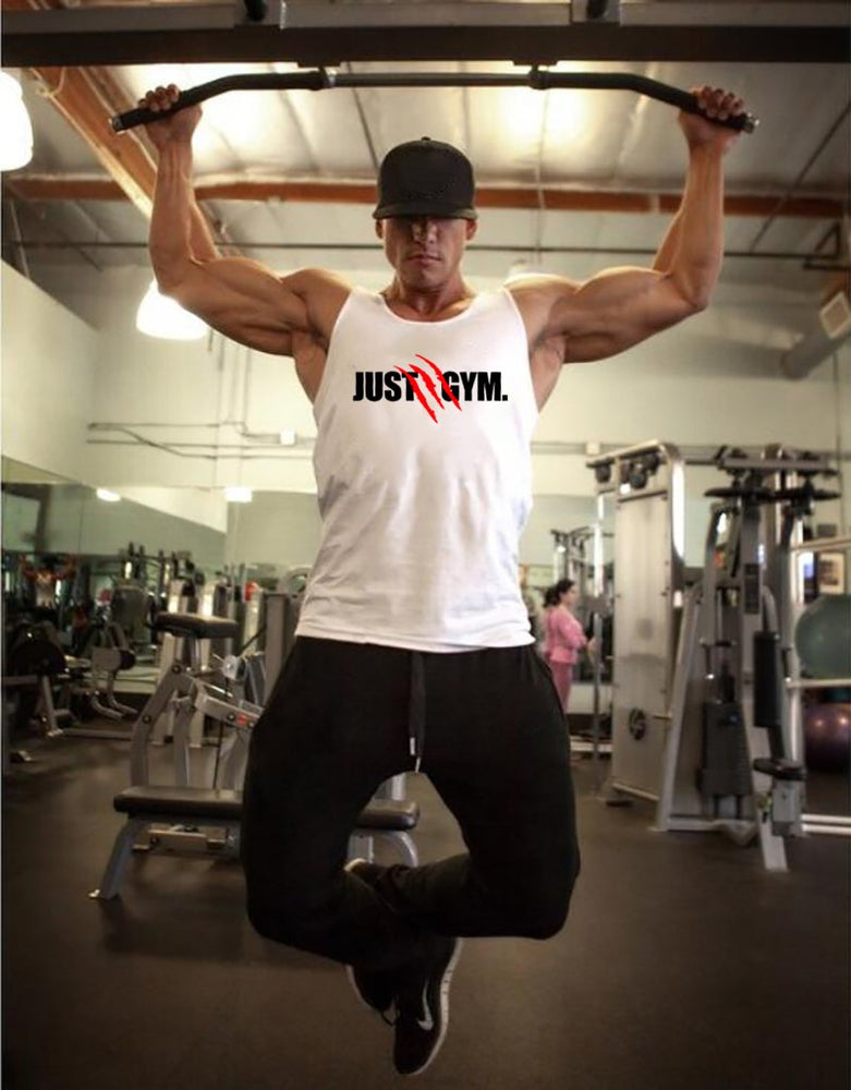 New 2019 Bodybuilding Brand Tank Top Men Fitness Stringer Tank Top Gyms Singlet Sleeveless Shirt Workout Man Undershirt Clothing - unitedstatesgoods